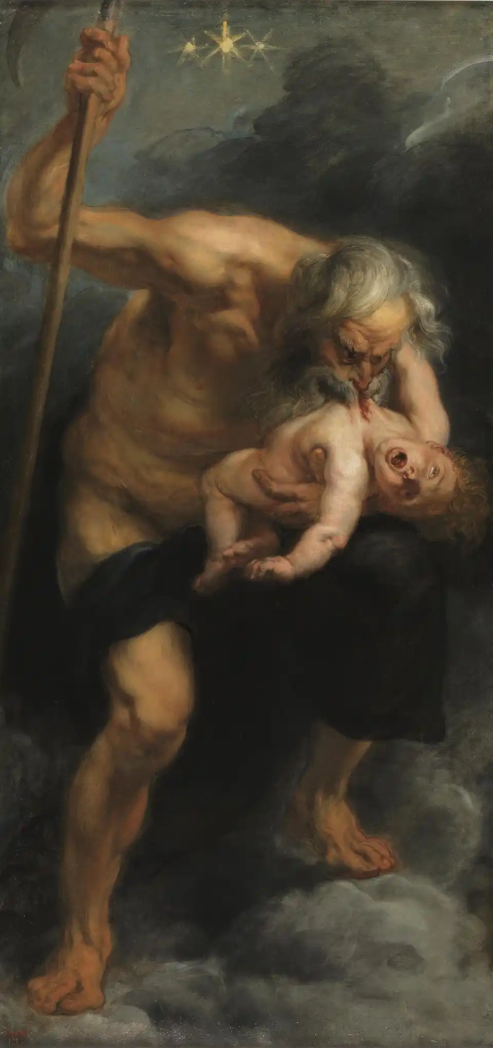 Saturn devouring one of his sons
